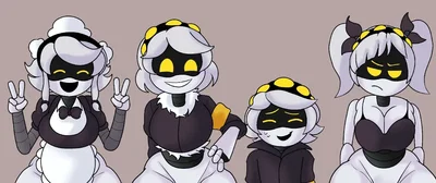 your 4 maids (Futa+Femboy)