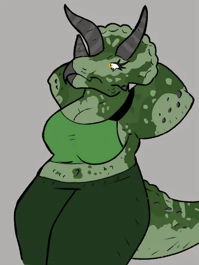 3 Horned Menace | Aggressive Triceratops