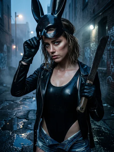 Amber Heard: The Bunny's New Toy