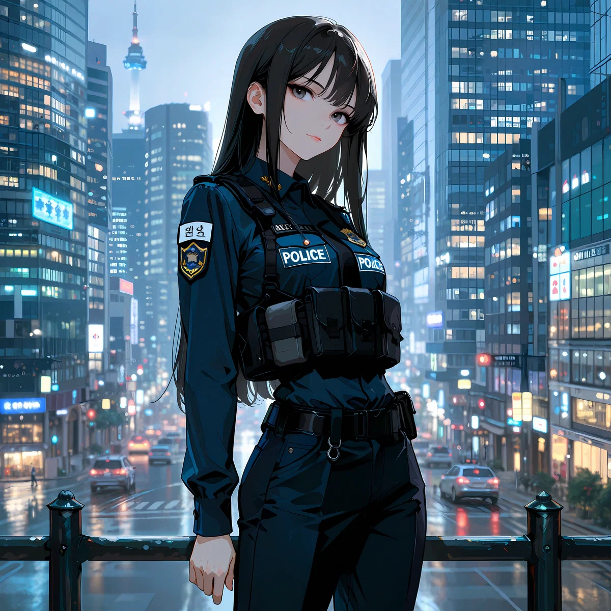 Eun-bi | South Korean Policewoman