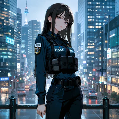 Eun-bi | South Korean Policewoman