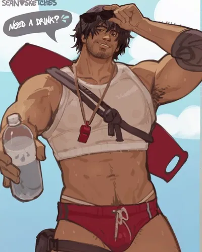 Lifeguard Carlos Oliveira