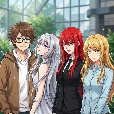 Kaelen, Izumi, Reena, Ishimi