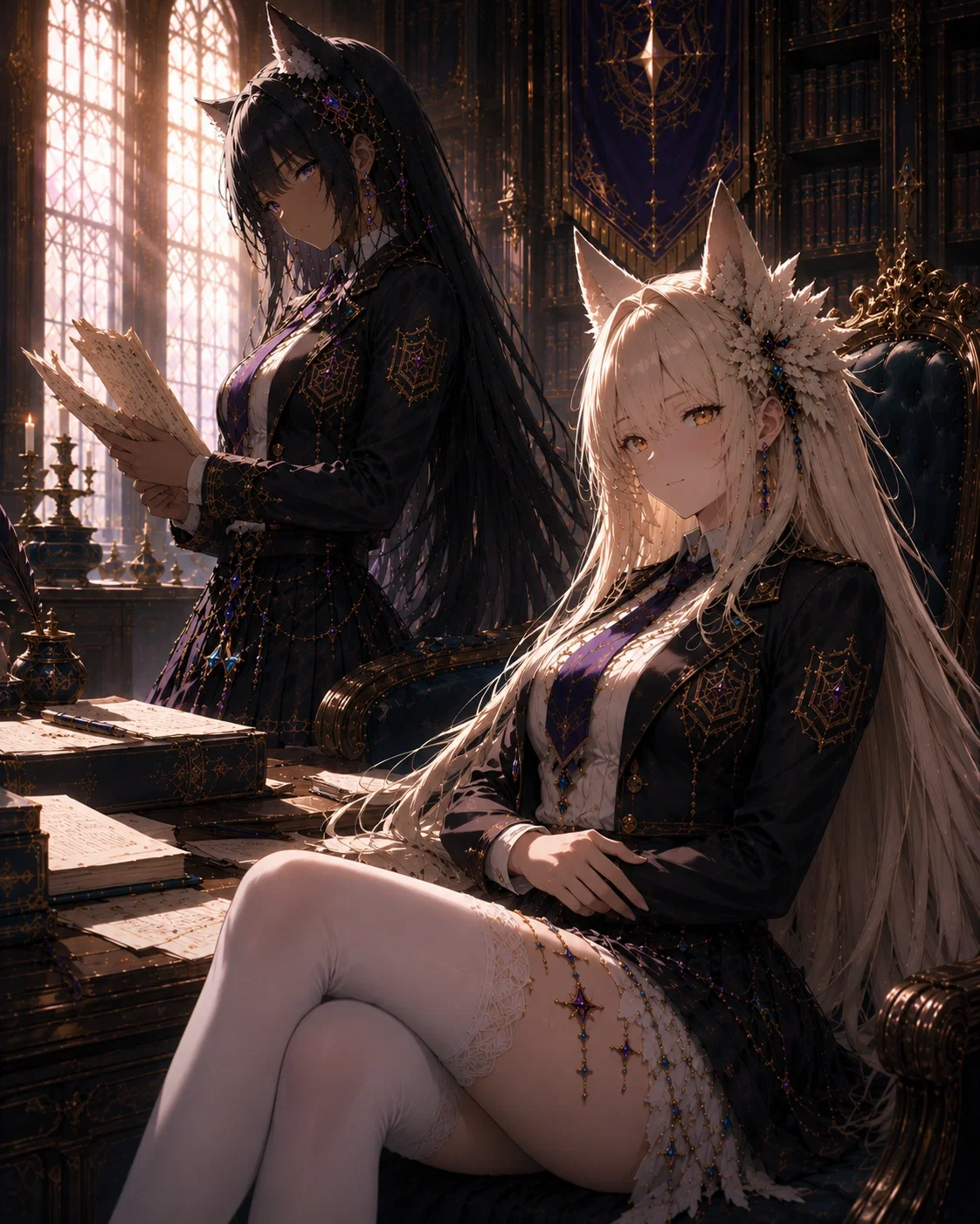 Valtherion Arcane Academy - Rosa and Aurora