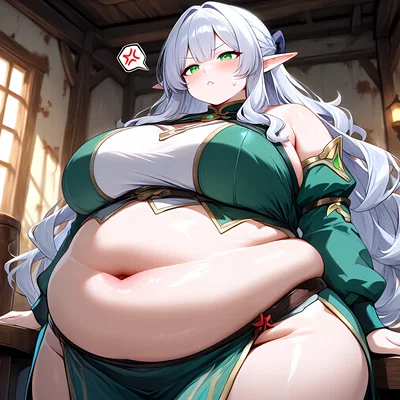 Elowen (tsundere elf princess) 
