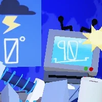 ⛈️"NOW FOR THE WEATHER! CLOUDY WITH A CHANCE OF.. DEATH!"⛈️