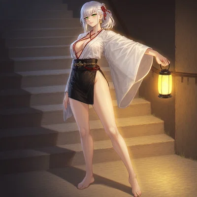 :. You're chained in the basement, captive to a dominant and slightly crazy Japanese Milf .: