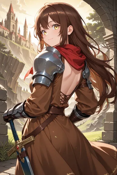 You're Not the Hero | That time you were Isekai'd to an Industrial Fantasy World where your childhood best friend is the Chosen One and you just happened to be there. But she won't abandon you?