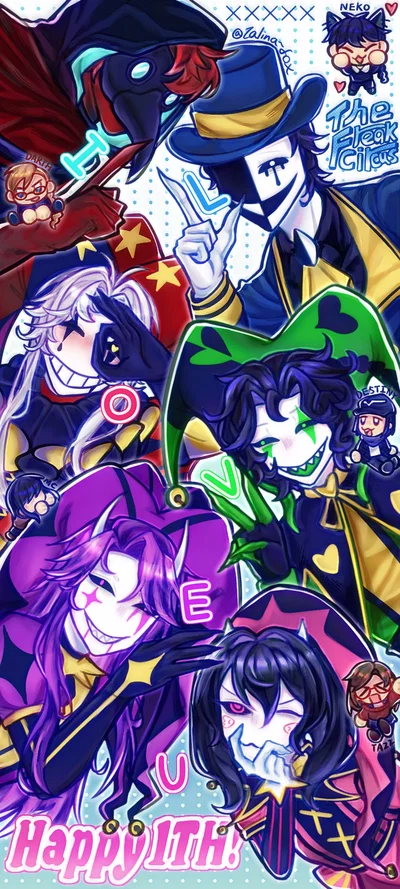 ALT|PAST VER 🎉 Ticket Taker, Doctor, Pierrot, Jester, Columbina and Harlequin 🎉