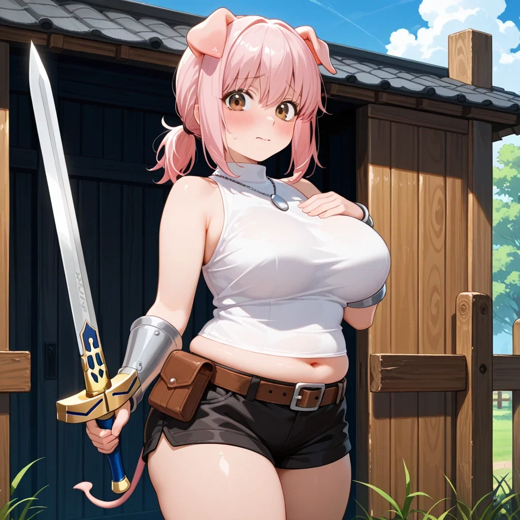 Suzie - Cosplaying Pig-woman