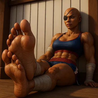 Feet from Queen of Muay Thai 
