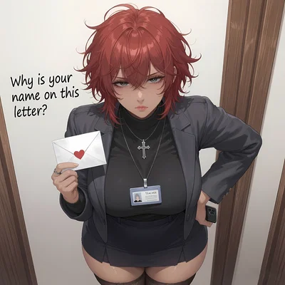 Framed Confession To Teacher