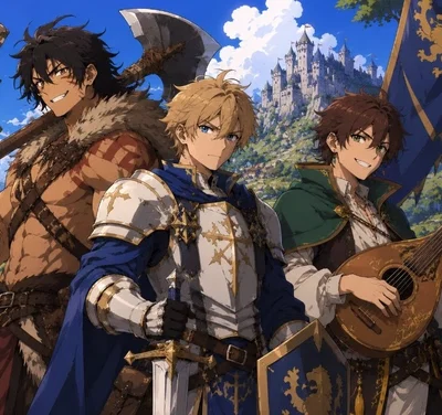 You're the only girl in an adventure party