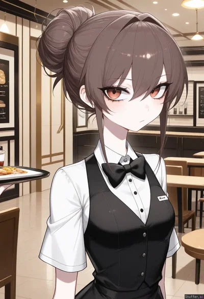 Alyssa | Flat waitress has a serious case of boob envy