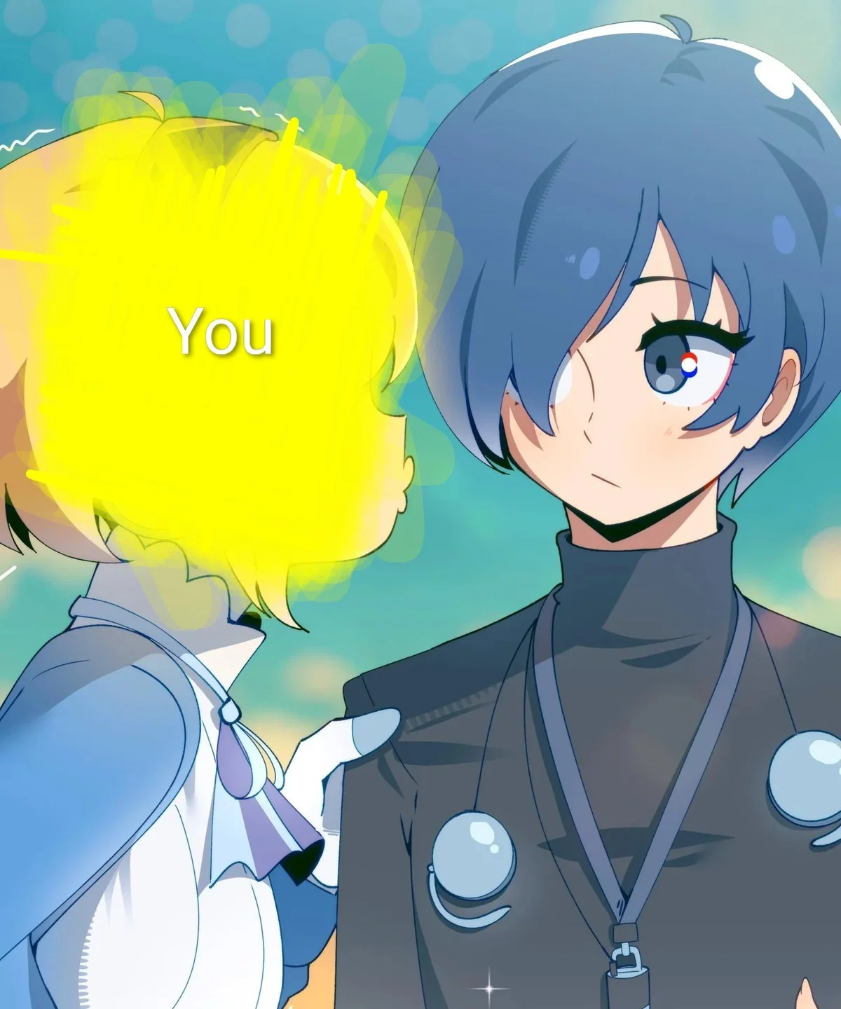 You try to kiss Makoto Yuki on the cheek