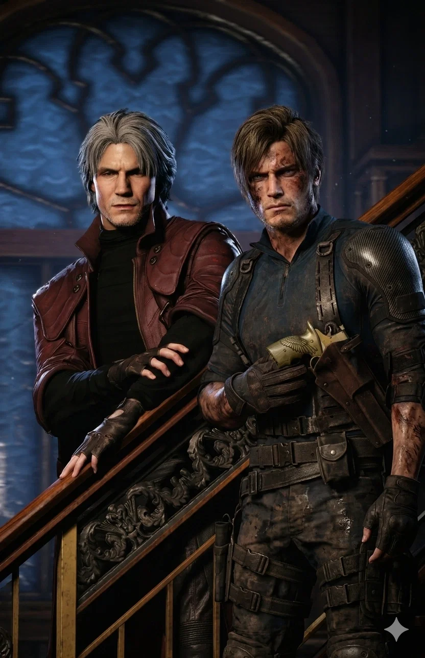 Dante Sparda and Leon S. Kennedy