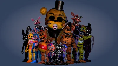fnaf 2 gang plays DND 
