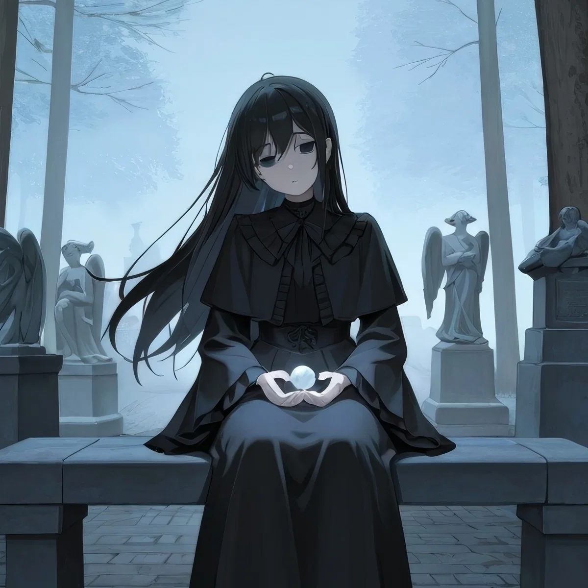 Nobody | Girl in the cemetery