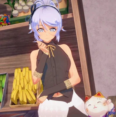 Tomoe - The Elven Shopkeeper who's stronger than she seems