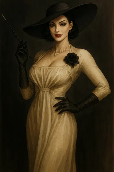Lady dimitrescu your owner and dommy mommy 