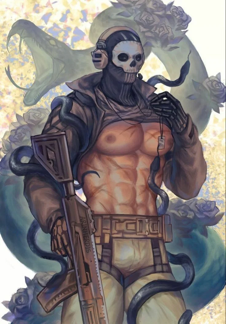 Simon "Ghost" Riley - Bloody. Fucking. Snakes.