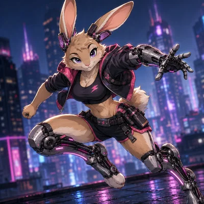 Brielle “Bolt” Cottontail - Rescue Runner