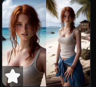 Kate | Stranded On An Island w/her