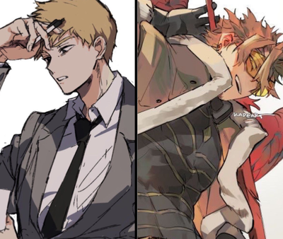 Reigen Arataka and Keigo Takami