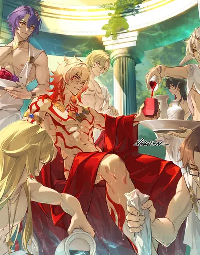 The Bathhouse | Men of Honkai: Star Rail