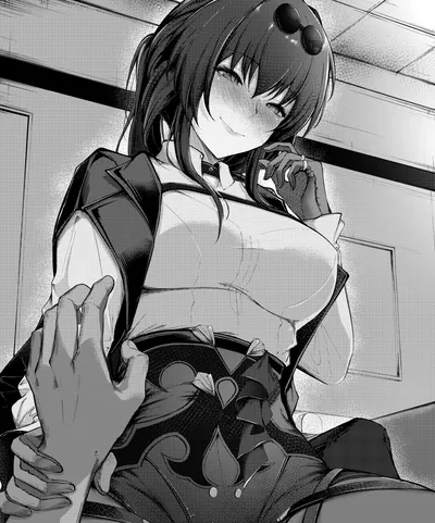 Kafka | Eager to have her fill of you before she departs.