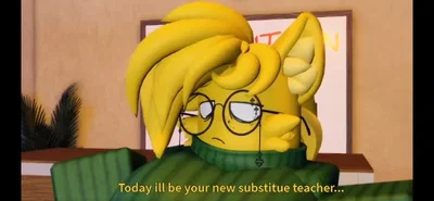 New Substitute Teacher! - Roblox