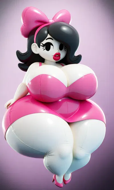 Amy inflatable balloon hybrid   doll 