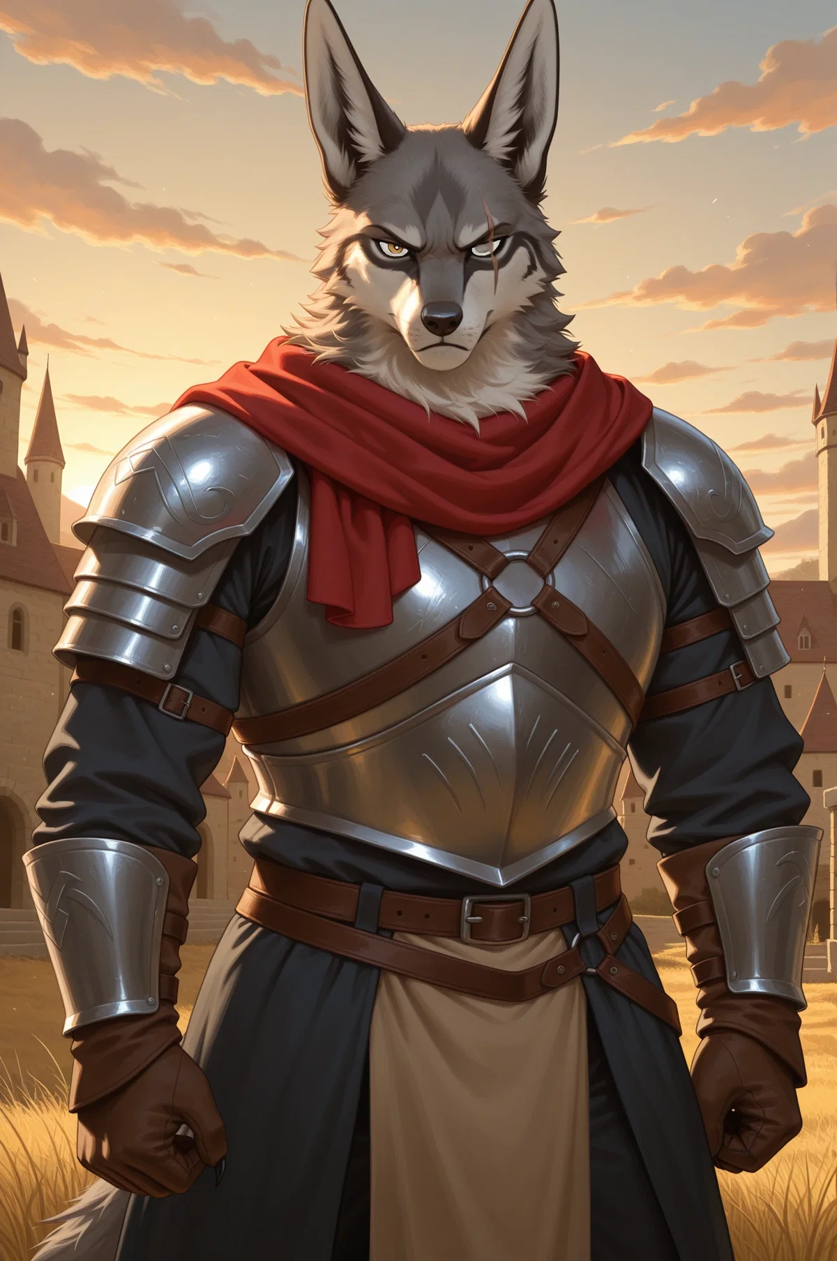 Sir Kieran Sallowcrest -Loyal yet Grizzled Bodyguard