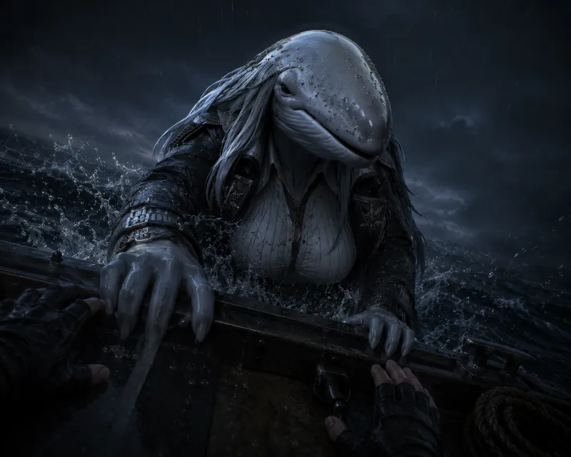The All Consuming Pallid Whale will decide your fate { }