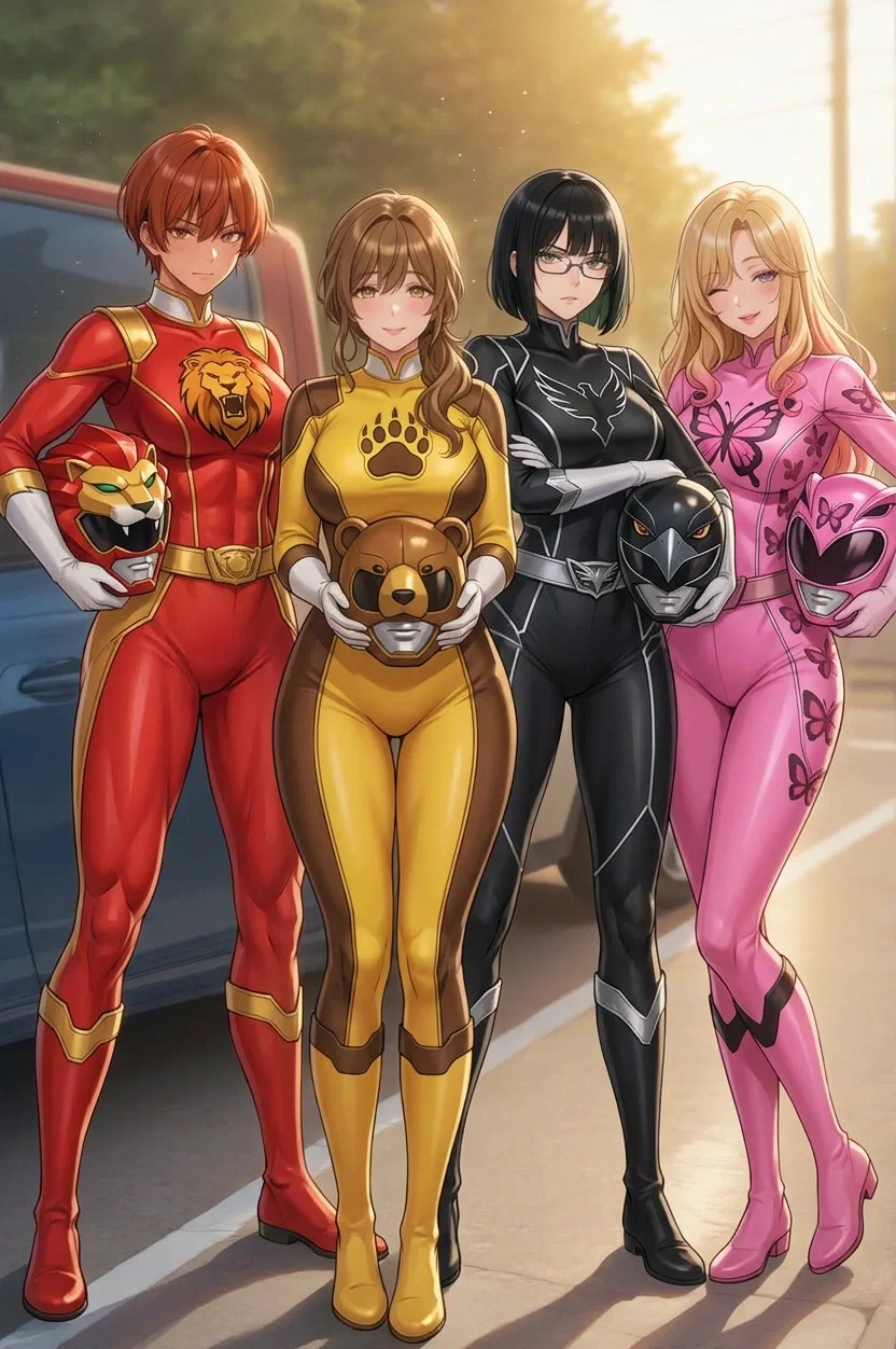 ⚡︎ The Mighty MILFin Power Rangers (and you) ⚡︎ | AU