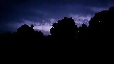 The sun vanished