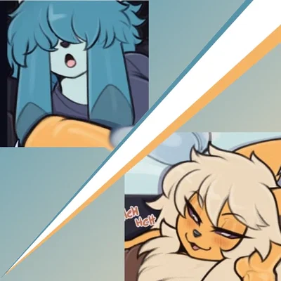 Ember and Frost - Femboy best friends