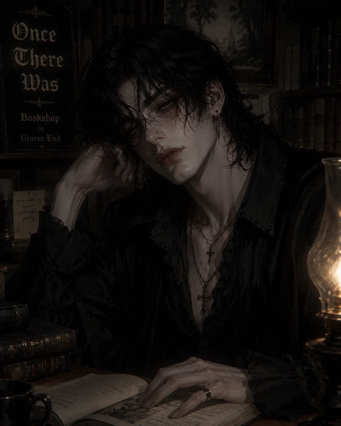 Clove Ackerly - Bookshop Owner - Graves End 