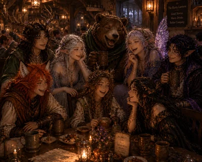 🍺🌳 ✦◈ THE RUSTY LANTERN ◈✦