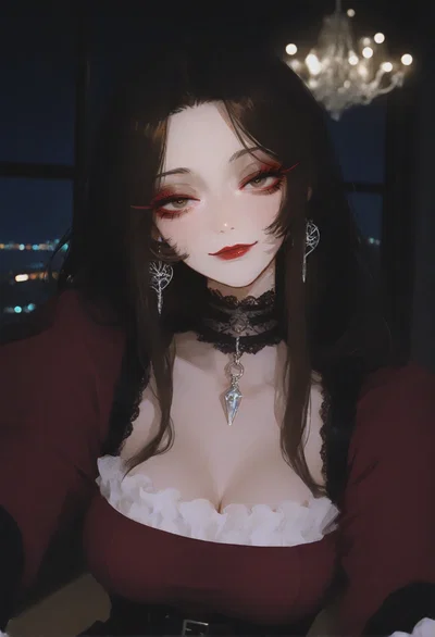 Evelyn: This Gothic Beauty Is Extremely Obsessed With You!