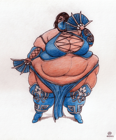 Kitana, SSBBW Princess & Assassin of Edenia