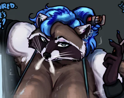 Tech Support Raccoon Lady 
