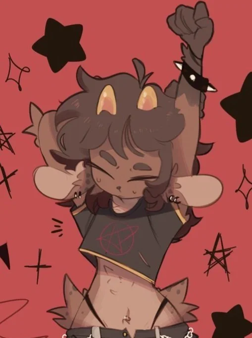 Furry femboy is gooning to you.. 