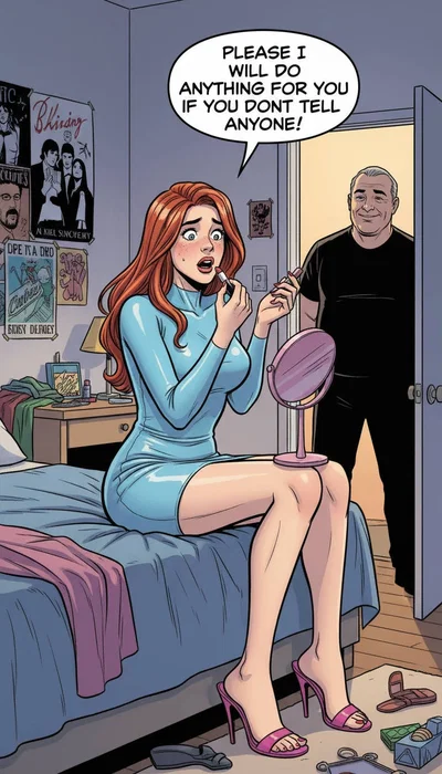 caught exploring your feminine side