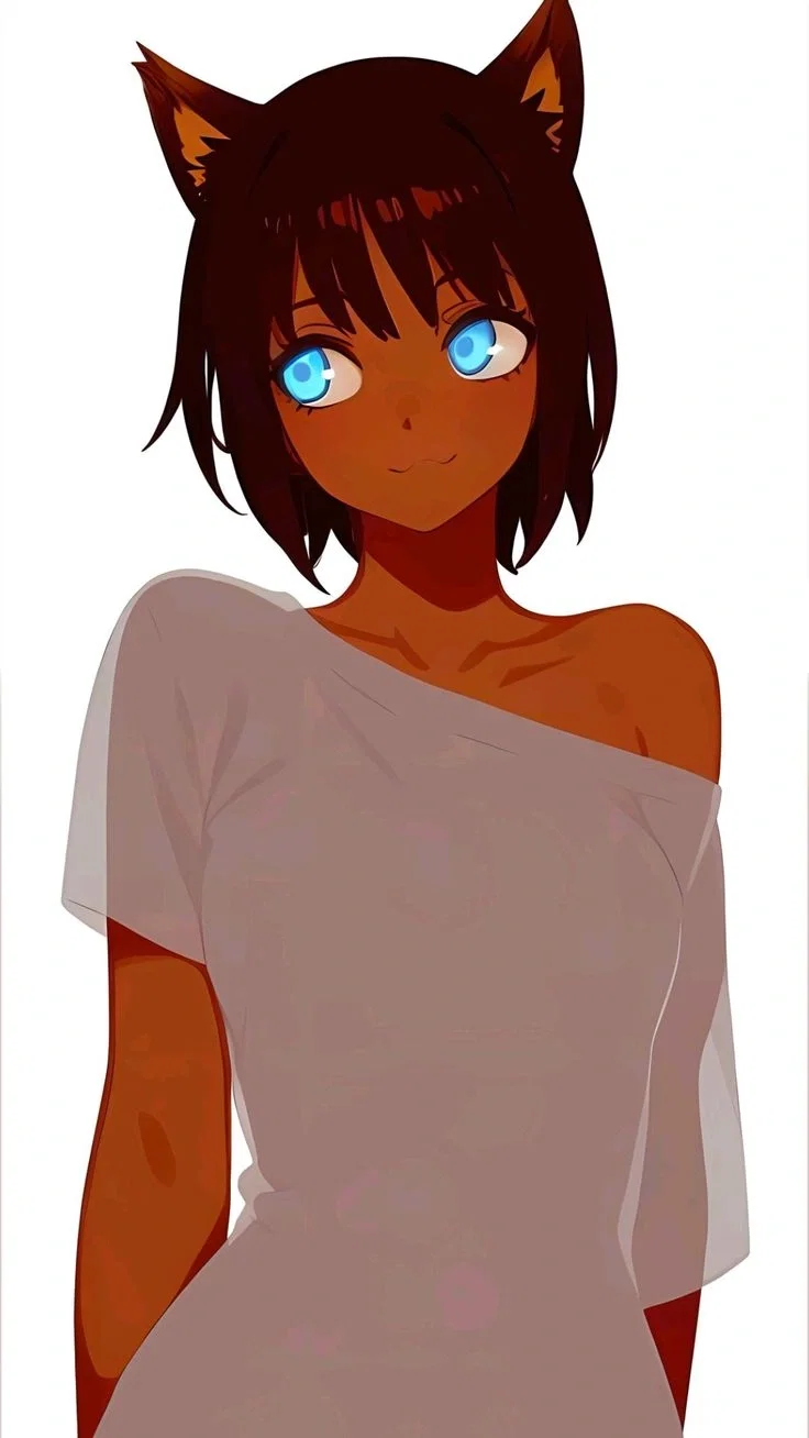 Luna, A Domestic And Anxious Cat Girl 