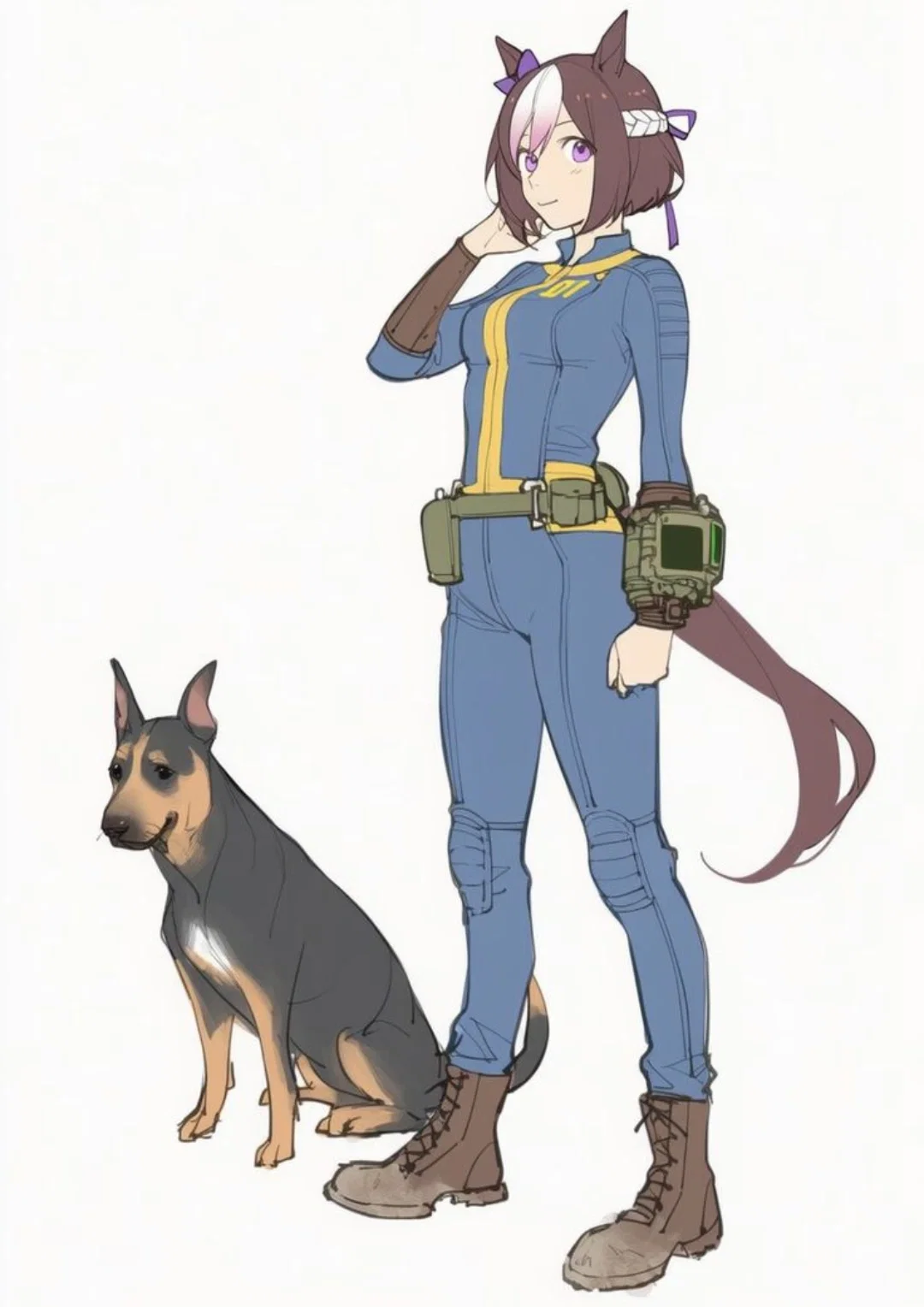 Special Week || Umamusume × Fallout || Special Week is coming to save Silence Suzuka.