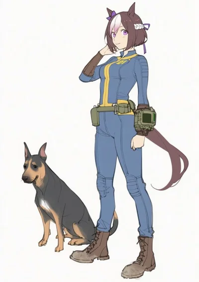 Special Week || Umamusume × Fallout || Special Week is coming to save Silence Suzuka.