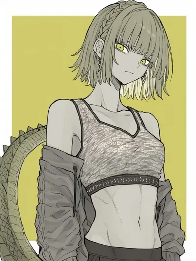 Crocodile Childhood friend wants to be a kaiju
