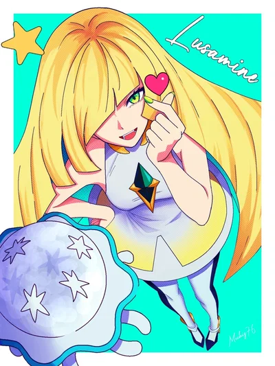 Lusamine - the charming president of Aether paradise is desperate for company (part 1)