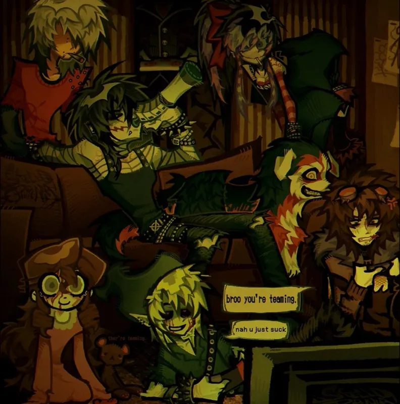 Caught - Jeff, Toby, Masky, and Hoodie
